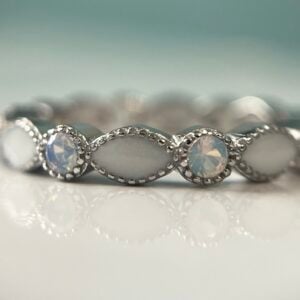 Birthstone Eternity Band | Breastmilk Ring