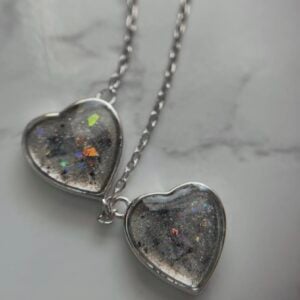 Double Heart | Breastmilk Necklace