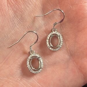 Clearance Sale – Halo Drop Earrings