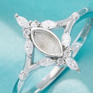 Marquise Accent | Breastmilk Ring