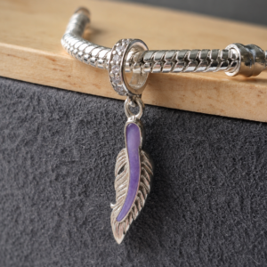 Feather Charm | Breastmilk Keepsake