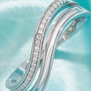 Adeline Wave Ring | Breastmilk Ring