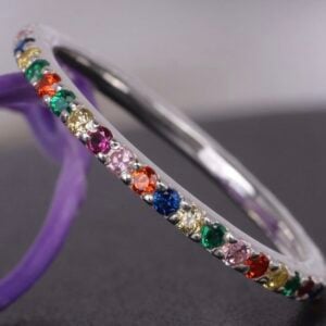 Accent Band Rainbow Add On | Breastmilk Ring