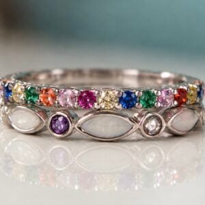 Accent Band Rainbow Add On | Breastmilk Ring